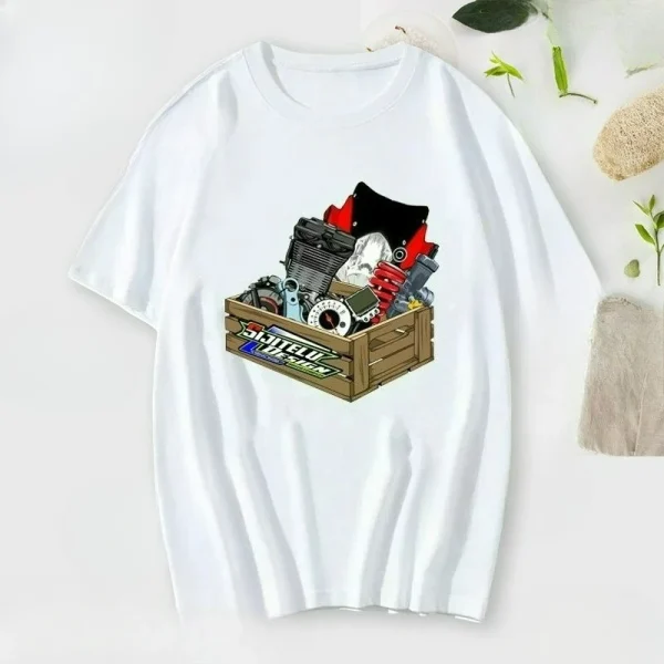 Car Culture Man T Shirt Summer Cotton Tshirt Funny Fashion Short Sleeve Tees Personality O-Neck T-Shirt Harajuku Streetwear Tops - Image 4