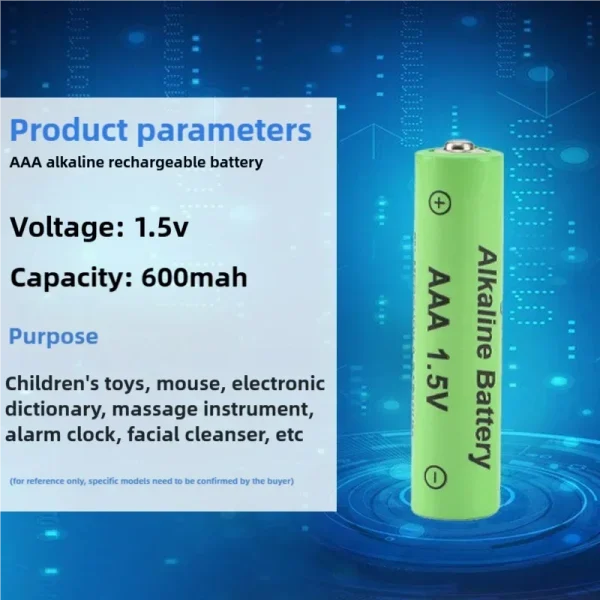 1.5V AA Battery AAA Rechargeable Batteries Alkaline 1200mAh for Torch Toys Clock MP3 Player Flashlight Replace Spare Accessories - Image 5