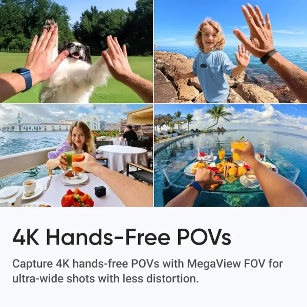 Insta360 GO 3S 4K Tiny Portable Vlogging Camera,Hands-Free POVs,Mount Anywhere,Stabilization,140 Min Battery Life,10m Waterproof - Image 4
