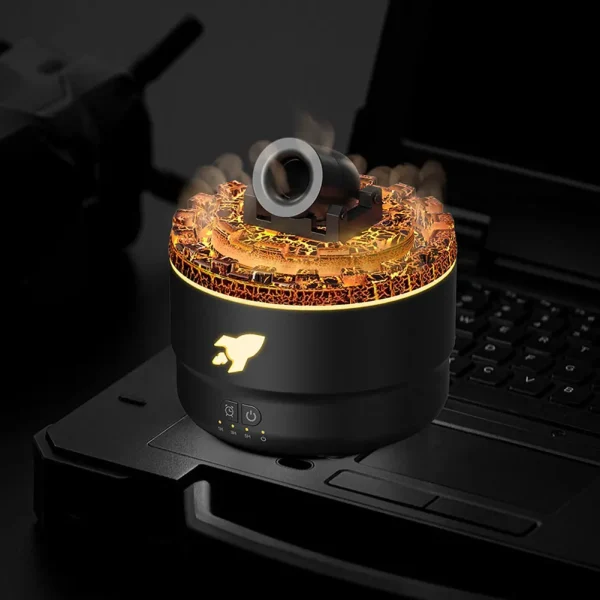 Volcanic Crack Light Cannons Humidifier 280ml Aroma Diffuser Atomizer Household Air Humidifier Desktop Aromatherapy Diffuser - Image 2