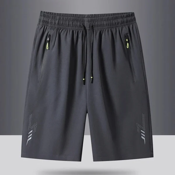Summer Men's Sport Shorts Cool Sportswear Running Shorts Casual Bottoms Gym Fitness Training Jogging Short Pants Men Black Gray - Image 3