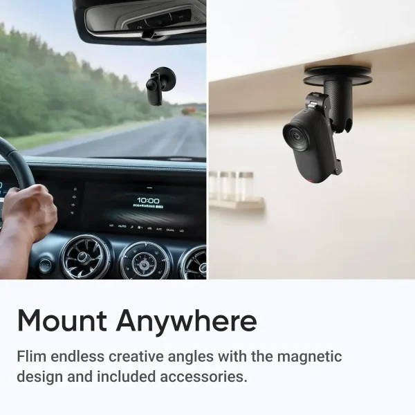 Insta360 GO 3S 4K Tiny Portable Vlogging Camera,Hands-Free POVs,Mount Anywhere,Stabilization,140 Min Battery Life,10m Waterproof - Image 5