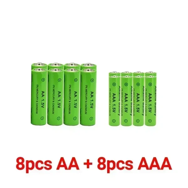 AA + AAA Rechargeable Alkaline Battery AA 1.5V 4800mAh/1.5V AAA 3800mah Flashlight Toys Watch MP3 Player Replace Ni-Mh Battery - Image 4