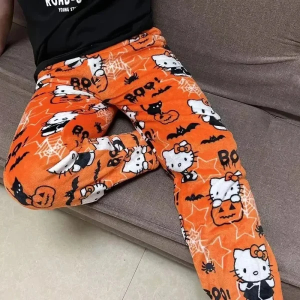 2025 MINISO New Hello Kitty Long Sleeved Quick Drying Casual Women's Daily Long Pants Breathable Cartoon Cute Sports Pants - Image 5