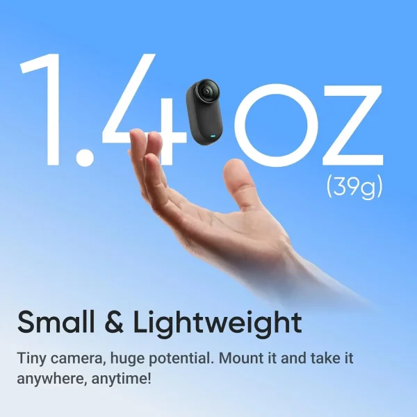 Insta360 GO 3S 4K Tiny Portable Vlogging Camera,Hands-Free POVs,Mount Anywhere,Stabilization,140 Min Battery Life,10m Waterproof - Image 2