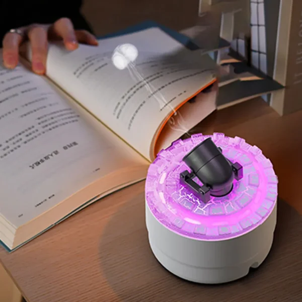 Volcanic Crack Light Cannons Humidifier 280ml Aroma Diffuser Atomizer Household Air Humidifier Desktop Aromatherapy Diffuser - Image 4
