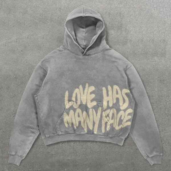 New Letter Graphic Print Hoodie Y2K Sweatshirt Mens Womens Oversized Hoodie Harajuku Hip Hop Gothic Pullover Hoodie Clothes - Image 4