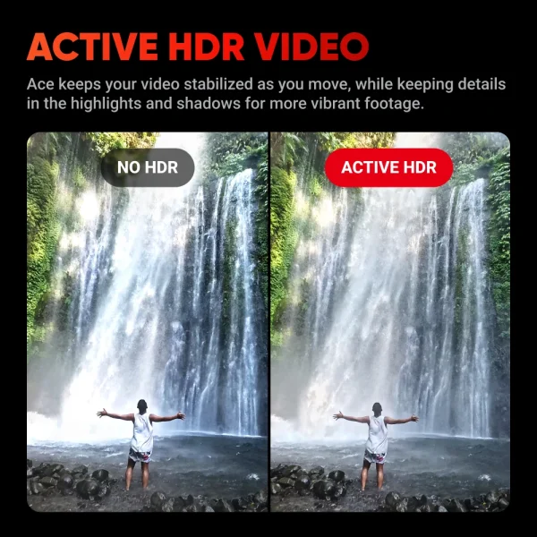 Insta360 Ace - 4K120fps Waterproof Action Camera, Active HDR Video, 48MP Photos, 2.4" Flipscreen, Magnetic Design, AI Assitant - Image 3