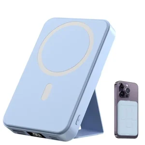 10k mAh Magnetic Wireless Charger: LED display, fast charge for iPhone 15/14/13/12, built-in stand.Great stocking stuffer!