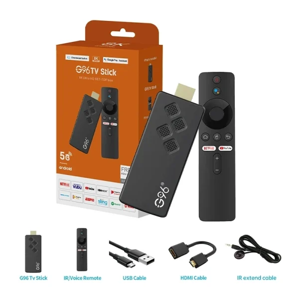 G96 high-performance android 13.0 4k smart TV Stick ATV H313 2GB RAM 16GB ROM Q2 infrared remote control tv stick Dual Wifi - Image 6