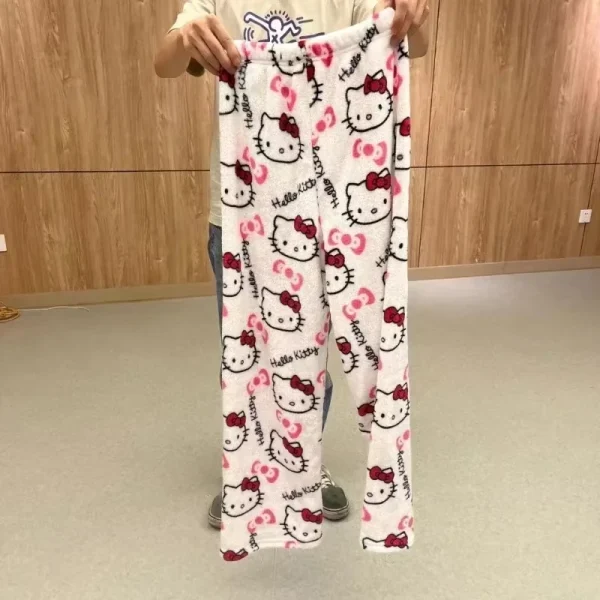 2025 MINISO New Hello Kitty Long Sleeved Quick Drying Casual Women's Daily Long Pants Breathable Cartoon Cute Sports Pants - Image 6