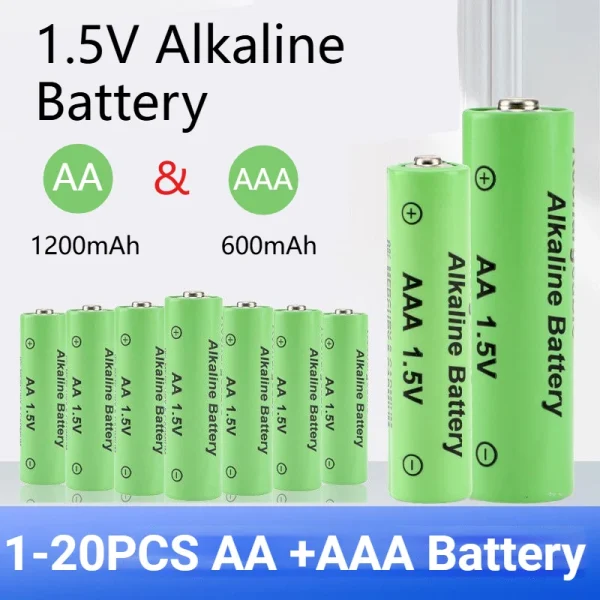 1.5V AA Battery AAA Rechargeable Batteries Alkaline 1200mAh for Torch Toys Clock MP3 Player Flashlight Replace Spare Accessories