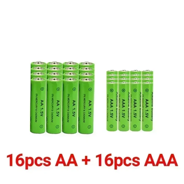 AA + AAA Rechargeable Alkaline Battery AA 1.5V 4800mAh/1.5V AAA 3800mah Flashlight Toys Watch MP3 Player Replace Ni-Mh Battery - Image 6