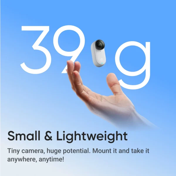 Insta360 GO 3S – 4K Tiny Camera, Portable and Versatile, Hands-Free, POV, Mount Anywhere, Stabilization - Image 2