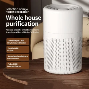 Air Purifier Blue Anion Quickly Purifies the Environment and Can Add Essential Oils Low Noise Deodorizer