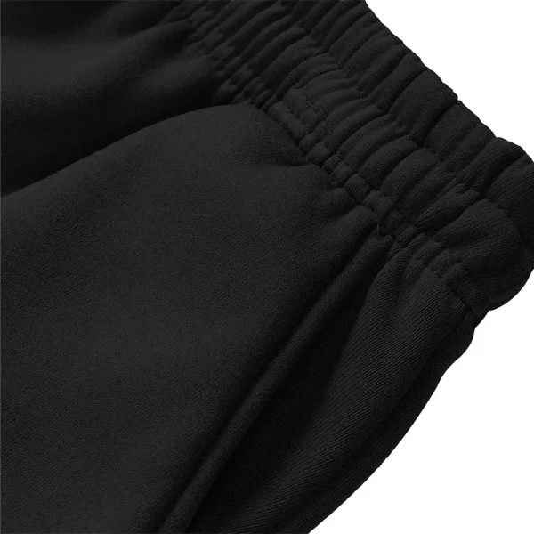 Favored Solid Color Men's Sweatpants Streetwear Profile Joggers With Elastic Cuffs Practical Pockets Soft Feel Clothing Item - Image 5