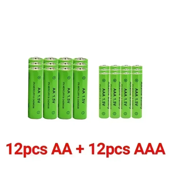 AA + AAA Rechargeable Alkaline Battery AA 1.5V 4800mAh/1.5V AAA 3800mah Flashlight Toys Watch MP3 Player Replace Ni-Mh Battery - Image 5