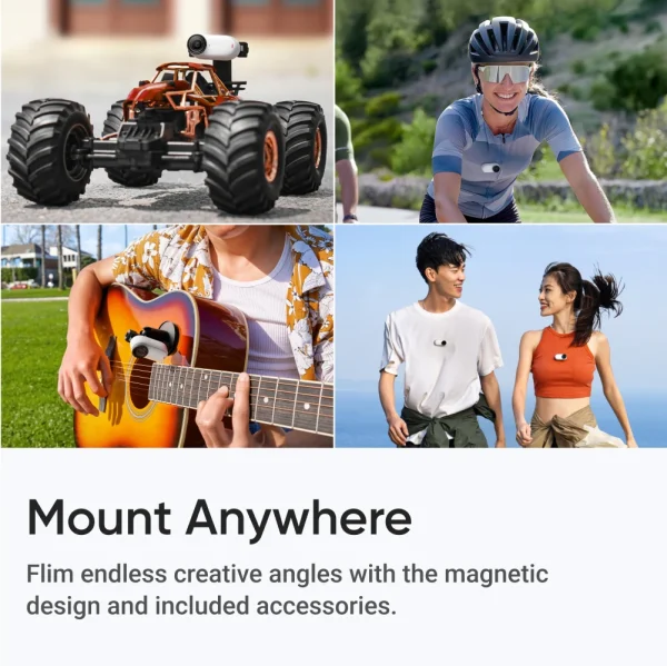 Insta360 GO 3S – 4K Tiny Camera, Portable and Versatile, Hands-Free, POV, Mount Anywhere, Stabilization - Image 4