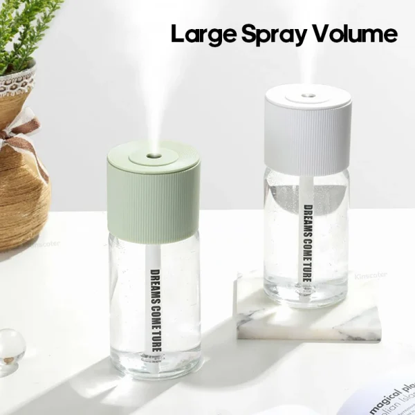Rechargeable Mini Humidifier 268ml USB Mute Cool Mist Sprayer for Home Bedroom Car Portable Moisturizes Skin Water Diffuser - Image 4