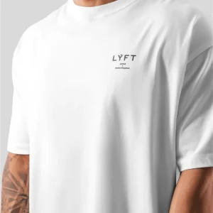 ONE POINT LYFT Print Big T Shirt Men Running Sport Gym Fitness Training Oversized 100% Cotton T-shirt Mens Bodybuilding Tee Tops